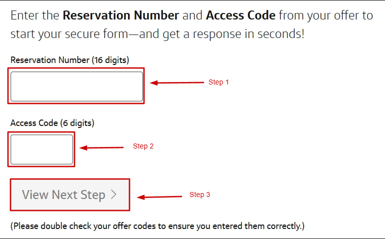 Understand Your Reservation Number & Access Code